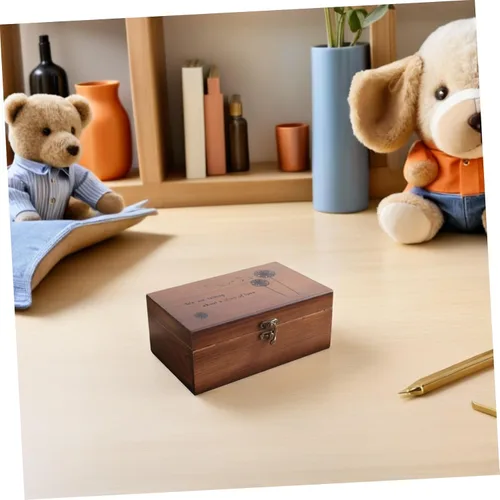 Miniatura 3 de Happyyami Titular de la joyería de madera y artículos diversos contenedor de almacenamiento
