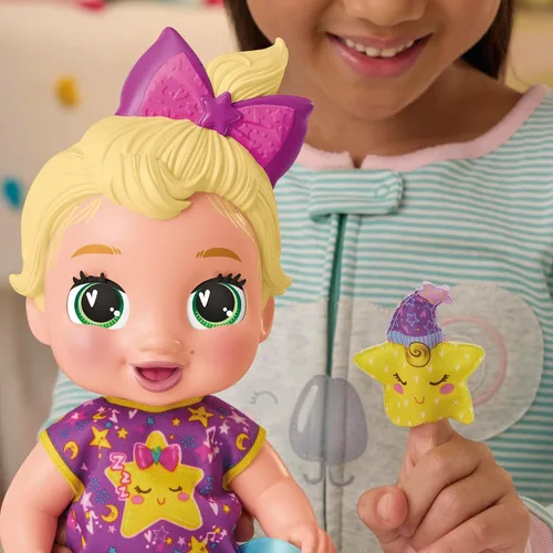 Miniatura 5 de Baby Alive Lil Dreamer LaLa GooGoo - Juego de muñecas de bebé dormilonas, pelo rubio, divertido tema de fiesta de pijamas, juguetes preescolares