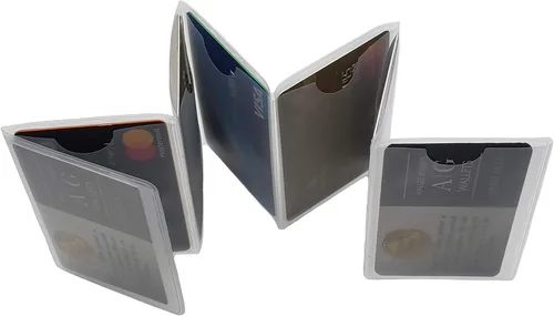 QULSE - Juego de 2 insertos transparentes de alta calidad para cartera, Accordion, Minimalista