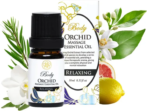 Mezcla de aceites esenciales 100% orgánicos para masajes, cuidado del hogar, aromaterapia, ingredientes naturales, orquídea, salvia, limón, árbol de