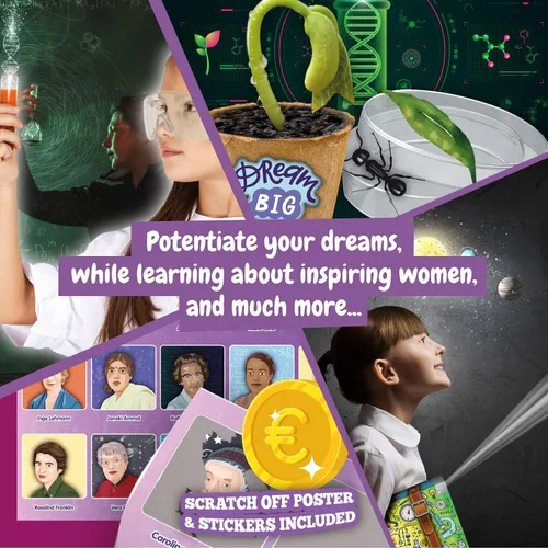 Miniatura 6 de Science4you Wonder Women - Kit de ciencia con experimentos científicos para niños de 8 a 12 años, juguete para niñas de 8 años en adelante con juego