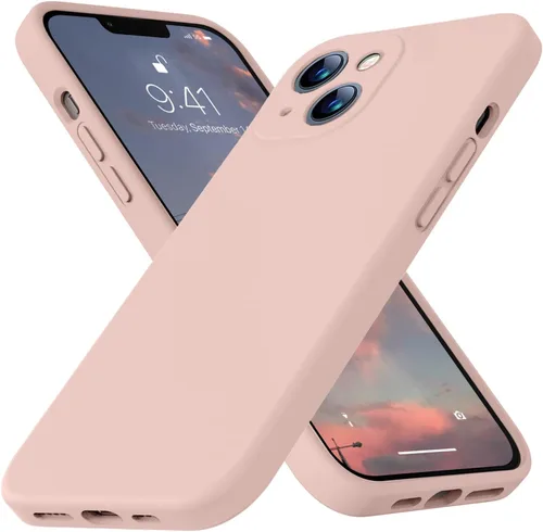 Miniatura 96 de Funda compatible con iPhone 13 de 6.1 pulgadas, de silicona líquida premium [forro de microfibra suave antiarañazos], goma de gel, protección Uva