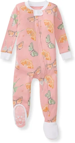 Miniatura 119 de Burt's Bees Baby Pijama para bebé niña, 100% algodón orgánico, pijama de una pieza, overol diagonal con cremallera, ajuste cómodo
