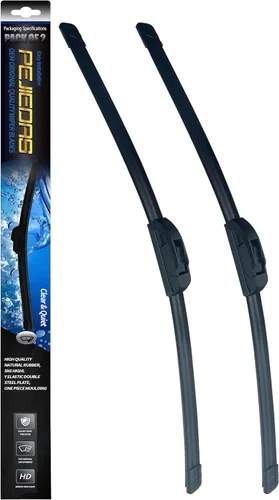 Miniatura 22 de Limpiaparabrisas delanteros de calidad OEM, reemplazo para Jeep Wrangler 1997-2006, estilo original OE