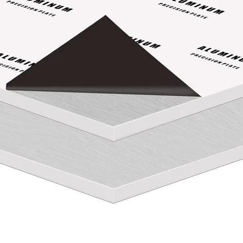 Placa de aluminio 6061, 12 x 16 x 1/4 pulgadas de grosor, placas de aluminio resistentes con película protectora, placa rectangular de aluminio