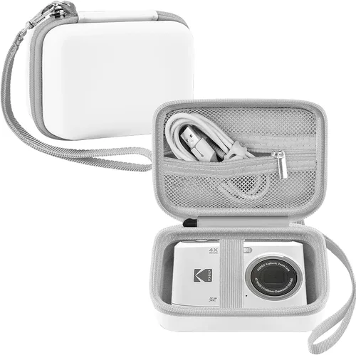 Miniatura 9 de Leayjeen Funda para cámara digital compatible con KODAK FZ55 FZ45 44MP 1080P Point & Shoot, funda protectora dura portátil para adolescentes y Negro