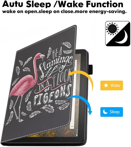 Miniatura 3 de Funda para tableta Amazon Fire Max 11 (13ª generación, versión 2023), funda delgada de piel sintética con ranura para tarjetas y encendido Ser un