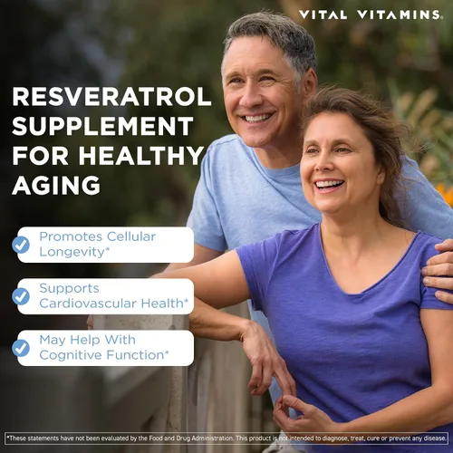 Miniatura 4 de Vital Vitamins Cápsulas de resveratrol + suplemento NAD+