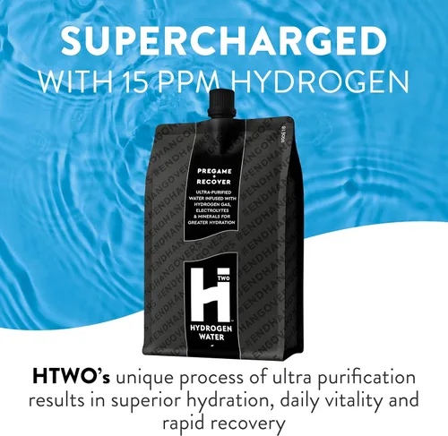 Miniatura 3 de HTWO Agua de hidrógeno molecular con electrolitos, recuperación Nightlyfe sin sabor, fuente pura y paquetes de hidratación ultrapurificados, paquete