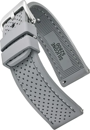 Correa deportiva para reloj, impermeable, de silicona de alta calidad, con liberación rápida correa de reloj de goma suave colores surtidos 0.8
