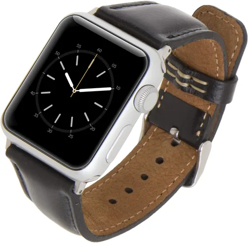 Miniatura 25 de Tuscany - Correa de reloj de cuero prémium para Apple Watch Series 11, 10, 1.654 in, Series 9, 8, 7, 6, 5, 4, 3 y SE 3/2/1 de 1.614 pulgadas, 1.575
