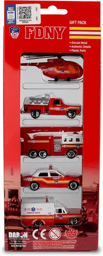Miniatura 2 de Set de 5 vehículos para regalo Daron por FDNY