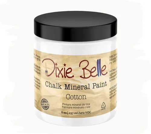 Miniatura 104 de Dixie Belle Paint Company - Pintura con acabado de tiza para muebles, color negro (Caviar), 1 galón, 128 fl oz, pintura mineral color rosa intenso