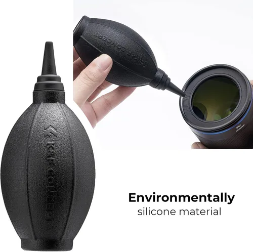Miniatura 5 de K&F CONCEPT Soplador de aire de punta suave, soplador de lente para cámaras digitales, réflex digitales, cámaras SLR, lentes de cámara, filtros