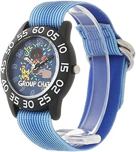 Miniatura 4 de Disney Encanto Time Teacher - Reloj analógico de cuarzo para niños, Azul Patchwork, Reloj de cuarzo