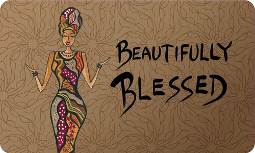 Miniatura 15 de Shades of Color Alfombrillas de interior afroamericanas, 29.5 x 17.7 pulgadas, Dare 2 Be Different (IFM122)