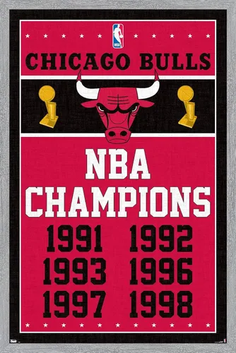 Miniatura 14 de Trends International NBA Chicago Bulls - Póster de pared de Champions 13, 14.725 x 22.375 pulgadas, versión premium sin marco