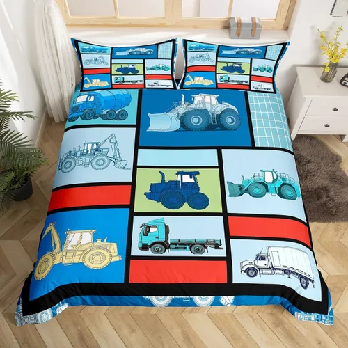 Miniatura 14 de Happy Camping - Funda de edredón para niños, casa rodante y cámper, funda de edredón rústica para niños y niñas, decoración de habitación de niños