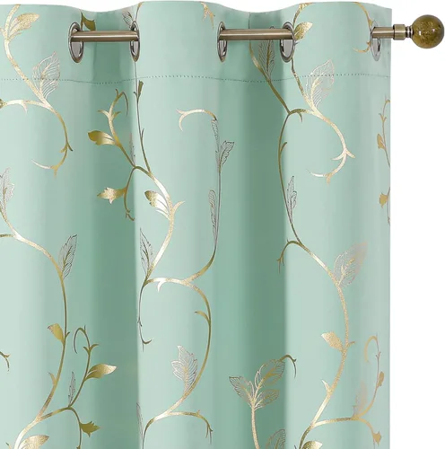 Miniatura 72 de BUHUA Cortinas Opacas de 63 Pulgadas de Largo, 2 Paneles con Aislamiento Térmico, Tratamiento de Ventana para Dormitorio, Cortinas Oscurecedoras