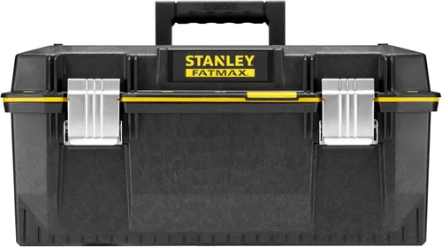 Miniatura 2 de STANLEY FATMAX - Caja de herramientas impermeable de 22.8 in, resistente al agua, gran capacidad de almacenamiento, ranura en V para corte extra