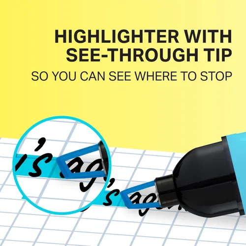Miniatura 2 de Sharpie Clear View - Resaltadores, punta de cincel, colores surtidos, 4