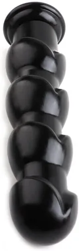 Miniatura 2 de Pagoda de silicona enorme de 9.5 pulgadas/9.4 in con ventosa de partículas grandes. Consoladores suaves estimulador de vagina para el punto G