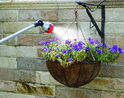 Miniatura 2 de Eden 94621 Pro Metal Boquilla de riego Turbo de 4 patrones de 18" con control de pulgar
