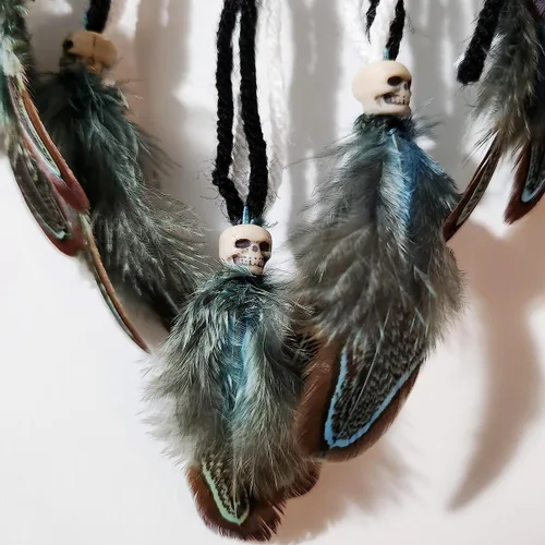 Miniatura 6 de 100 plumas de faisán azul turquesa de 2 a 3 pulgadas para manualidades, decoración de atrapasueños Azul lago