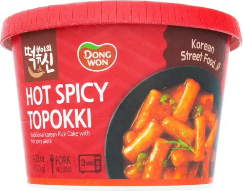 Miniatura 4 de DONG WON Hot Spicy Topokki Cup, 4.23 oz (paquete de 8)