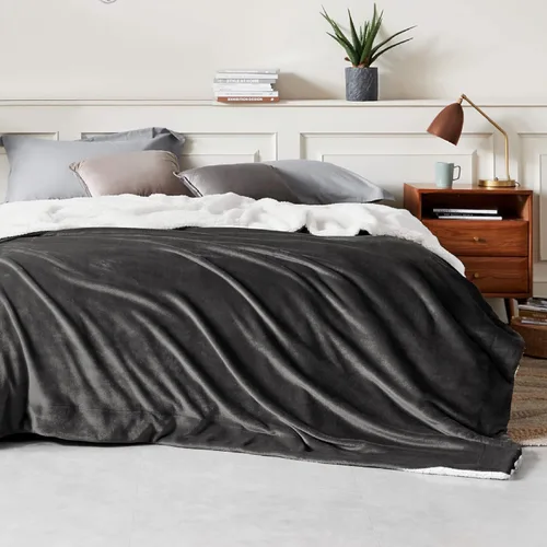 Miniatura 3 de Bedsure GentleSoft - Manta de forro polar Sherpa tamaño Queen para cama, manta gruesa y cálida para mujeres y hombres, manta de felpa suave y 02