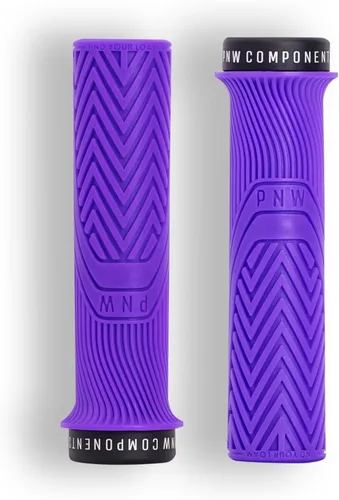 Miniatura 6 de PNW Components Loam MTB Bike Grips - Puños de manillar de bicicleta de montaña con bloqueo - Goma pegajosa 25A - Agarre ergonómico para sendero