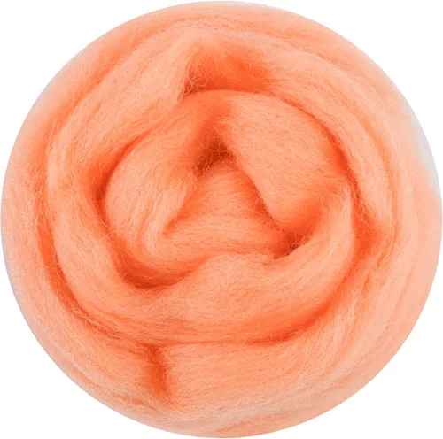 Miniatura 166 de 24 tipos de lana rosa, 4.23 oz (120 g), adecuado para fieltro húmedo y fieltro de aguja de telas hiladas de lana. Un paquete de prueba está Tonos