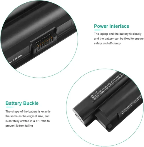 Miniatura 5 de Futurebatt BPS26 Nueva batería para laptop compatible con Sony VAIO VGP-BPS26 VGP-BPL26 VGP-BPS26A PCG-61A12L PCG-61A13L PCG-61A14L PCG-71713L