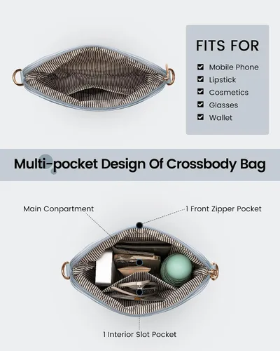 Miniatura 6 de LOVEVOOK Bolsa de viaje para mujer, con compartimento para zapatos, Azul