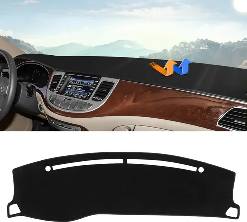 Miniatura 27 de Autorder Cubierta de salpicadero para Hyundai Sonata 2006 2007 2008 Accesorios Cubierta de tablero Actualización de franela Dash Mat Parasol