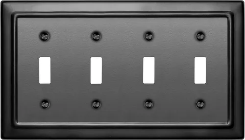 Miniatura 19 de Monarch Abode Placa de Pared de Palanca de 1-Gang, Placa de Pared de Interruptor Individual de Metal Arquitectónico, Placa de Cubierta Decorativa
