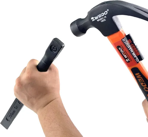 Miniatura 6 de WEDO Cincel frío de 12 ", cincel utilitario plano, grado industrial, longitud 11.811 in, acero CR-V, forjado a presión, tratamiento térmico, pulido