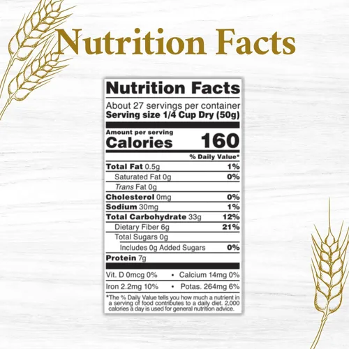 Miniatura 6 de Roland Foods Farro italiano perlado, alimento importado especializado, bolsa de 47.9 onzas, paquete de 1