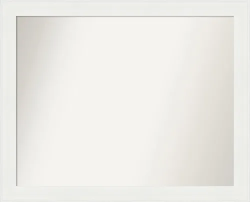 Miniatura 13 de Amanti Art Espejo de pared blanco de 30 x 42 pulgadas, espejo de baño rectangular blanco para decoración de pared de sala de estar, marco Parlor