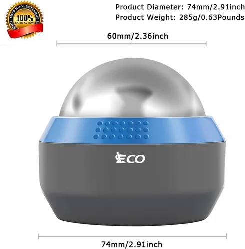 Miniatura 7 de Bola de rodillo de masaje frío iECO Cryosphere - Bola de masaje para alivio de frío y calor, liberación miofascial, terapia de puntos de activación