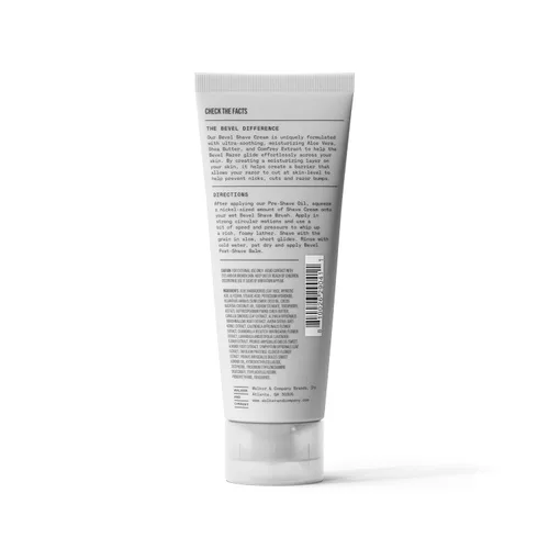 Miniatura 5 de Bevel Crema de afeitar para hombres, crema de afeitar hidratante con aloe vera y vitamina E para calmar la piel y prevenir golpes de afeitar, 4