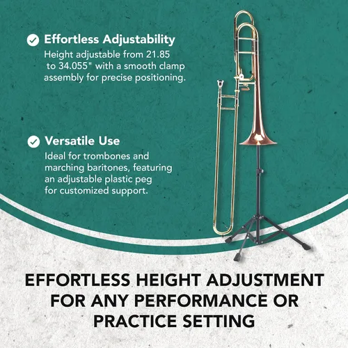 Miniatura 2 de K&M Soportes - Soporte para trombón negro 14990.000.55