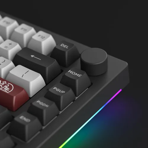 Miniatura 6 de Akko Dracula Castle Teclado Mecánico 5075B Plus 75% RGB Intercambiable en Caliente, Teclado de Juego con Múltiples Modos con Perilla, con Teclas PBT