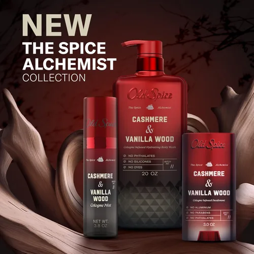 Miniatura 9 de Old Spice The Spice Alchemist Collection - Desodorante sin aluminio para hombres, aroma con infusión de colonia 24/7, fórmula sin intercambio, libre