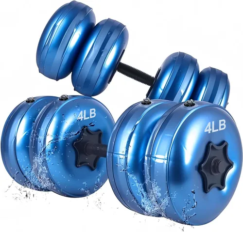 Miniatura 10 de Water Filled Dumbbells Set - Water Filled Weights - Portable Travel Weights - Weights Adjustable Dumbbells