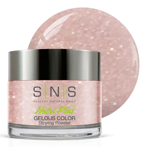 Miniatura 26 de SNS Polvo de inmersión de uñas, polvo de inmersión de color geloso – Alaskan Cruise (gris metálico/plateado, brillante) – Color de uñas de larga