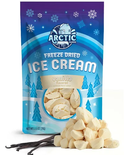 Miniatura 35 de Arctic Farms Trozos de Helado Liofilizado a Granel - No se Derrite (Mantequilla de Maní) (1 libra)