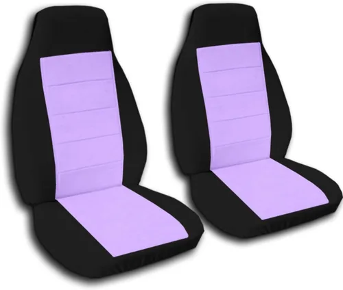 Miniatura 25 de TOTALLY COVERS Compatible con Ford F-150 F-250 F-350 de 1992-1998 con dos tonos para asiento de camión (sillas capitanes/cubos) con reposabrazos