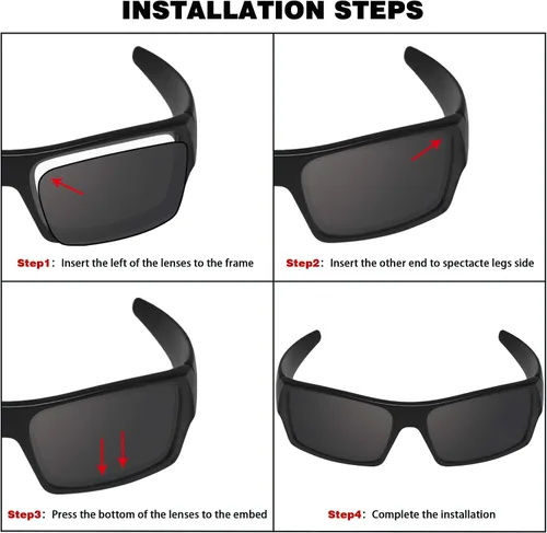 Miniatura 4 de Guarda TRUE POLARIZED Lentes de repuesto para gafas de sol Oakley Gascan