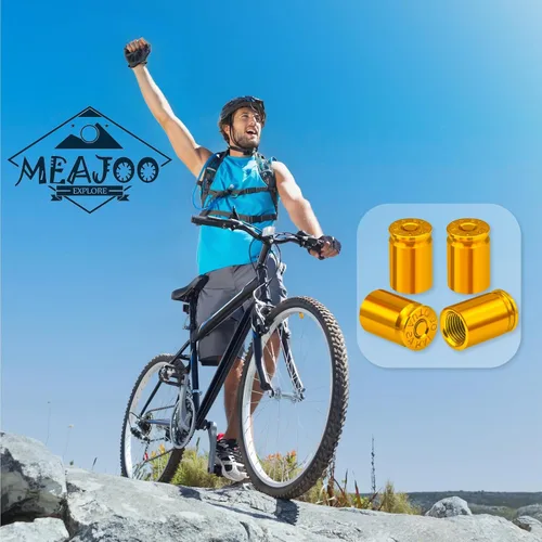 Miniatura 4 de Tapas de válvula de neumático, bala, aleación de aluminio, cubiertas universales a prueba de polvo para automóviles, SUV, camiones, bicicletas